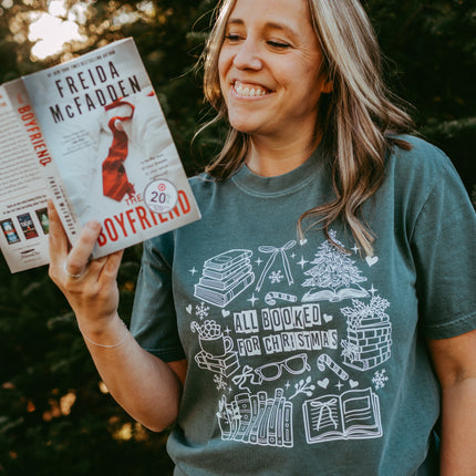 All Booked For Christmas T-Shirt