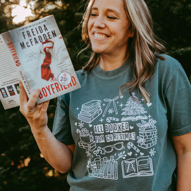All Booked For Christmas T-Shirt