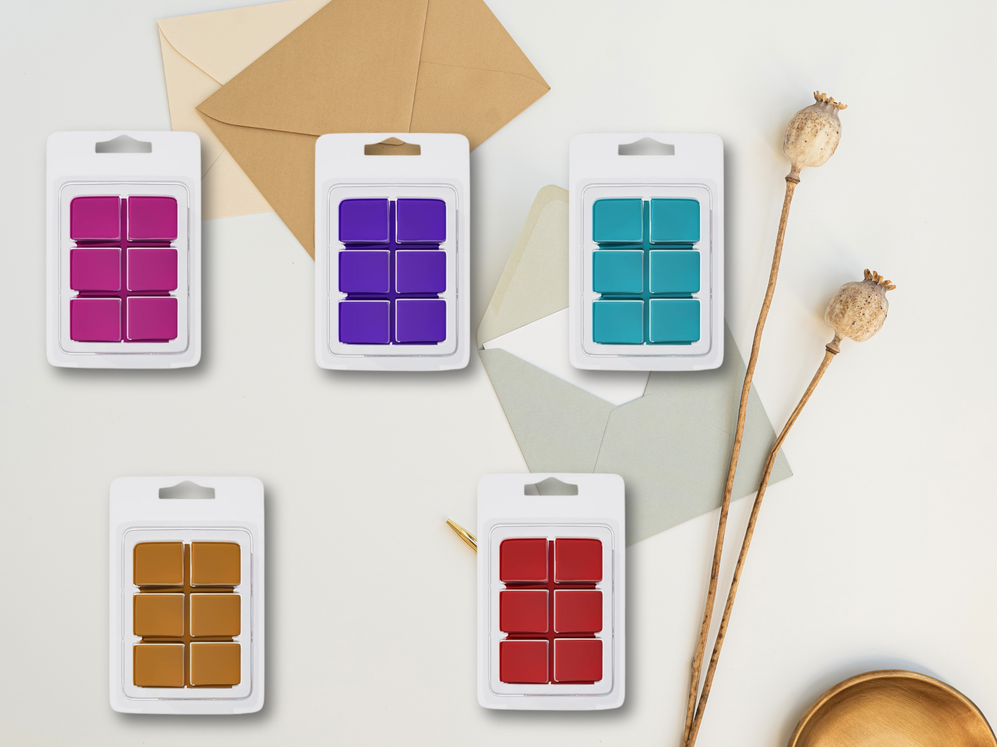 Clamshell Wax Melts - Cozy & Comforting  – Warm, Inviting Scents for Relaxation & Seasonal Gifting