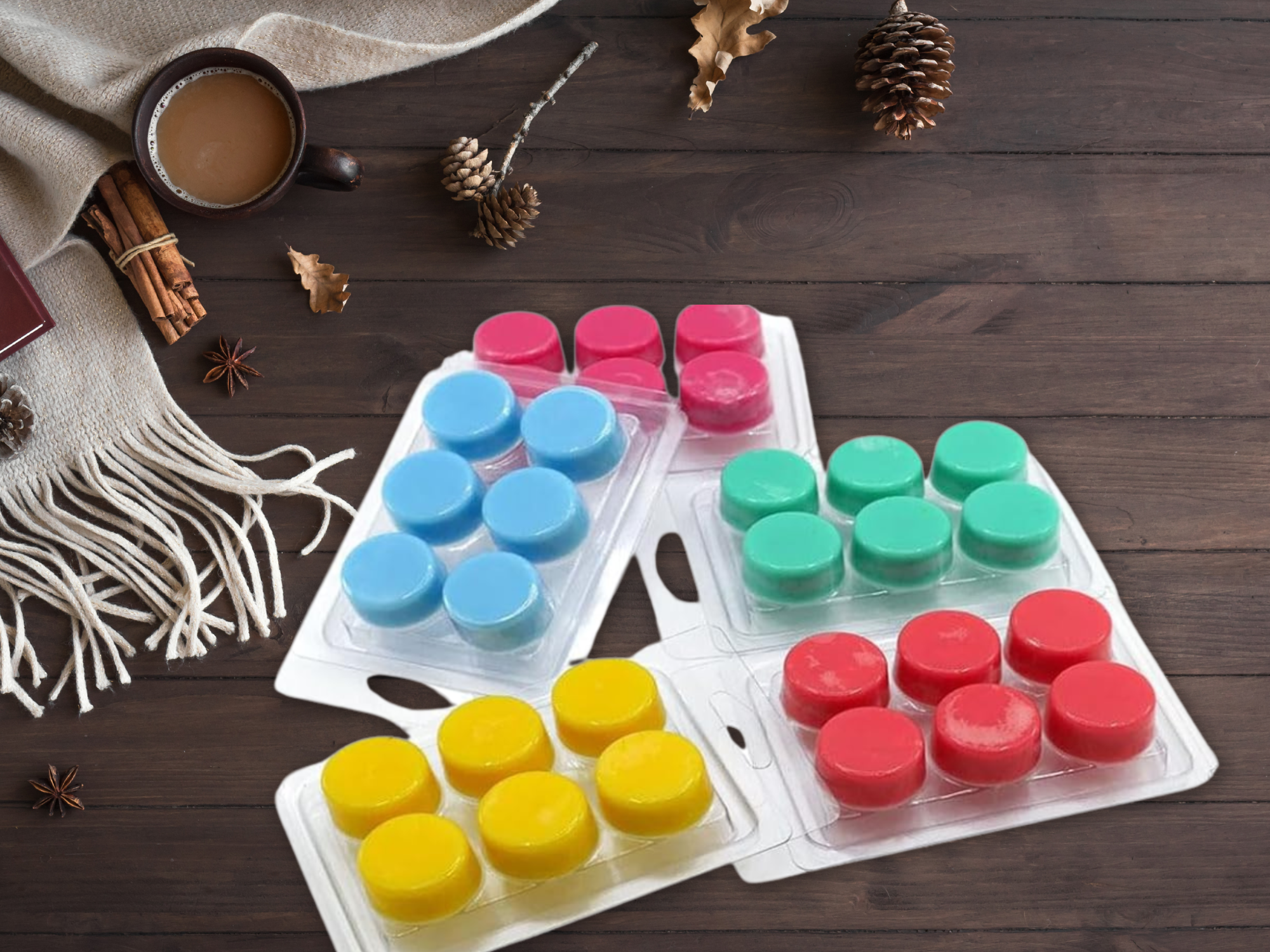 Clamshell Wax Melts - Cozy & Comforting  – Warm, Inviting Scents for Relaxation & Seasonal Gifting