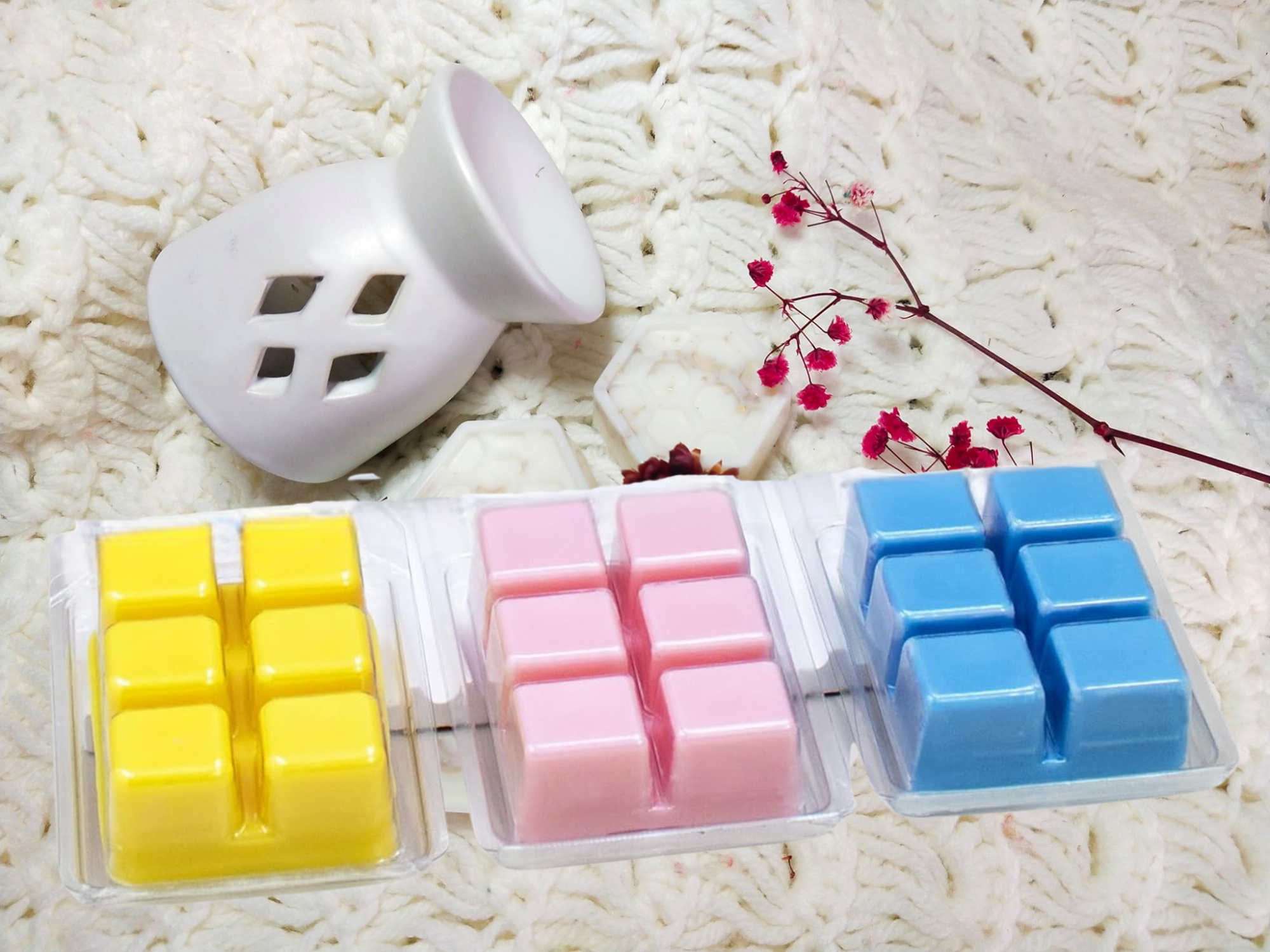 Clamshell Wax Melts – Spring & Summer scents – Fresh, Fruity & Floral for Bright Seasonal Vibes