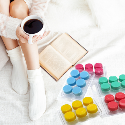 Clamshell Wax Melts - Romantic & Floral – Elegant Floral Blends for Gifting & Everyday Luxury