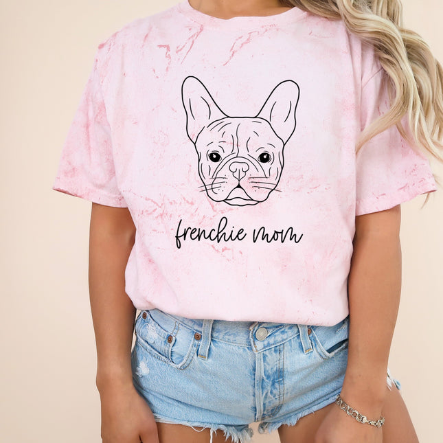 Frenchie Mom French bulldog Dog Mom Comfort Colors T Shirt