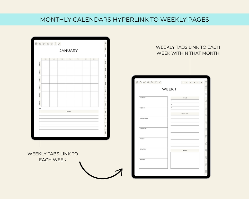 Cleaning & Organization Digital Planner