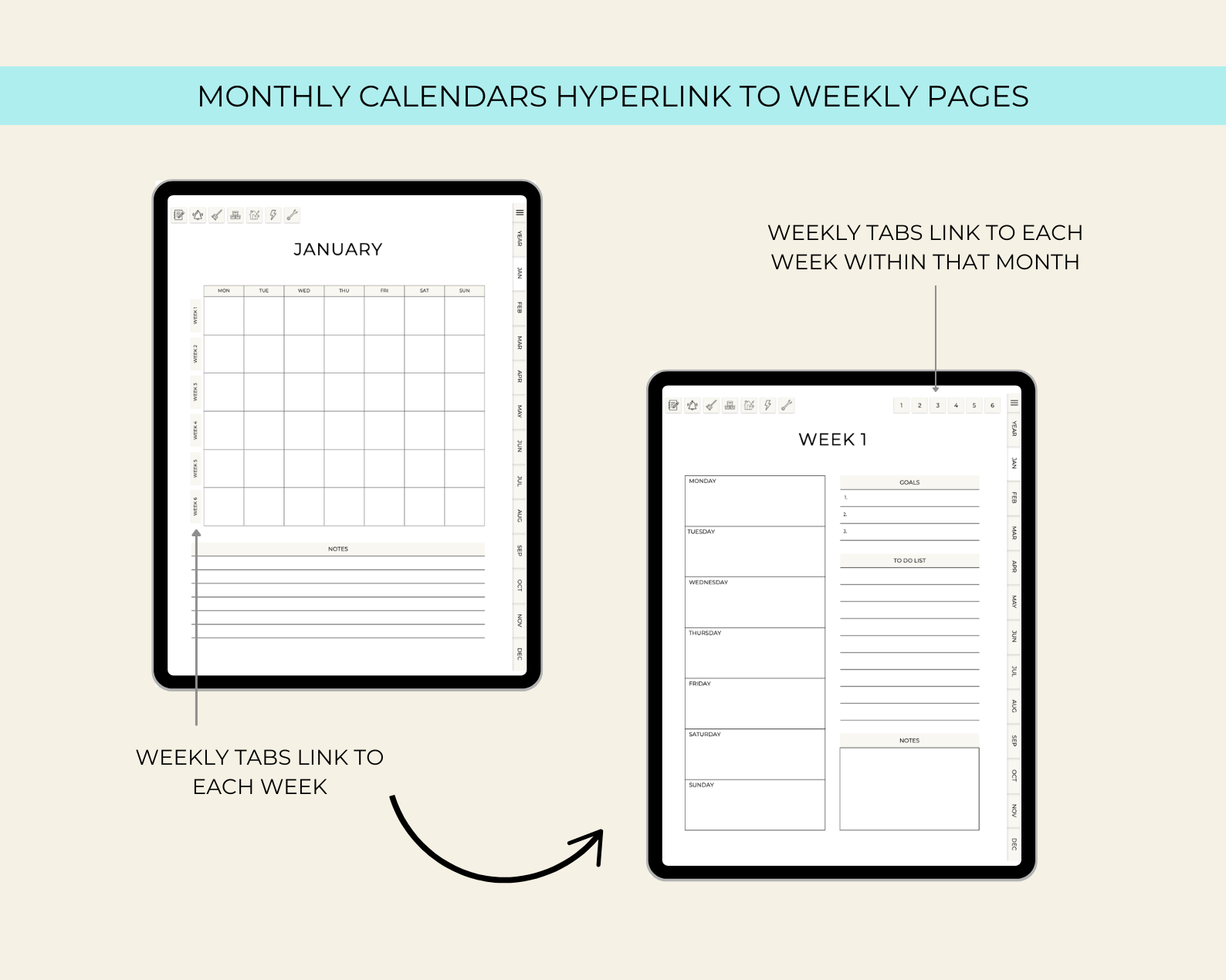 Cleaning & Organization Digital Planner