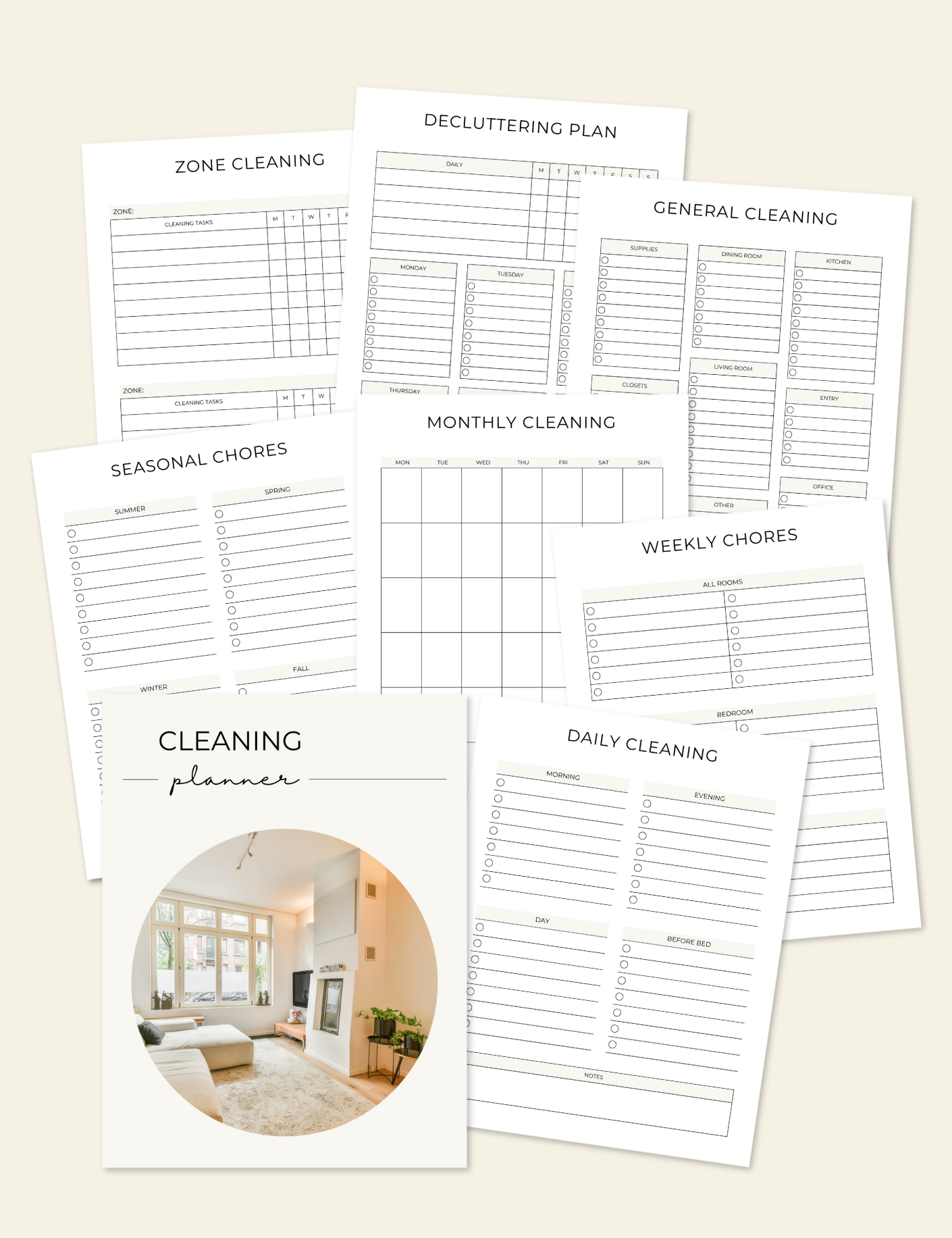 Cleaning and Organization Planner