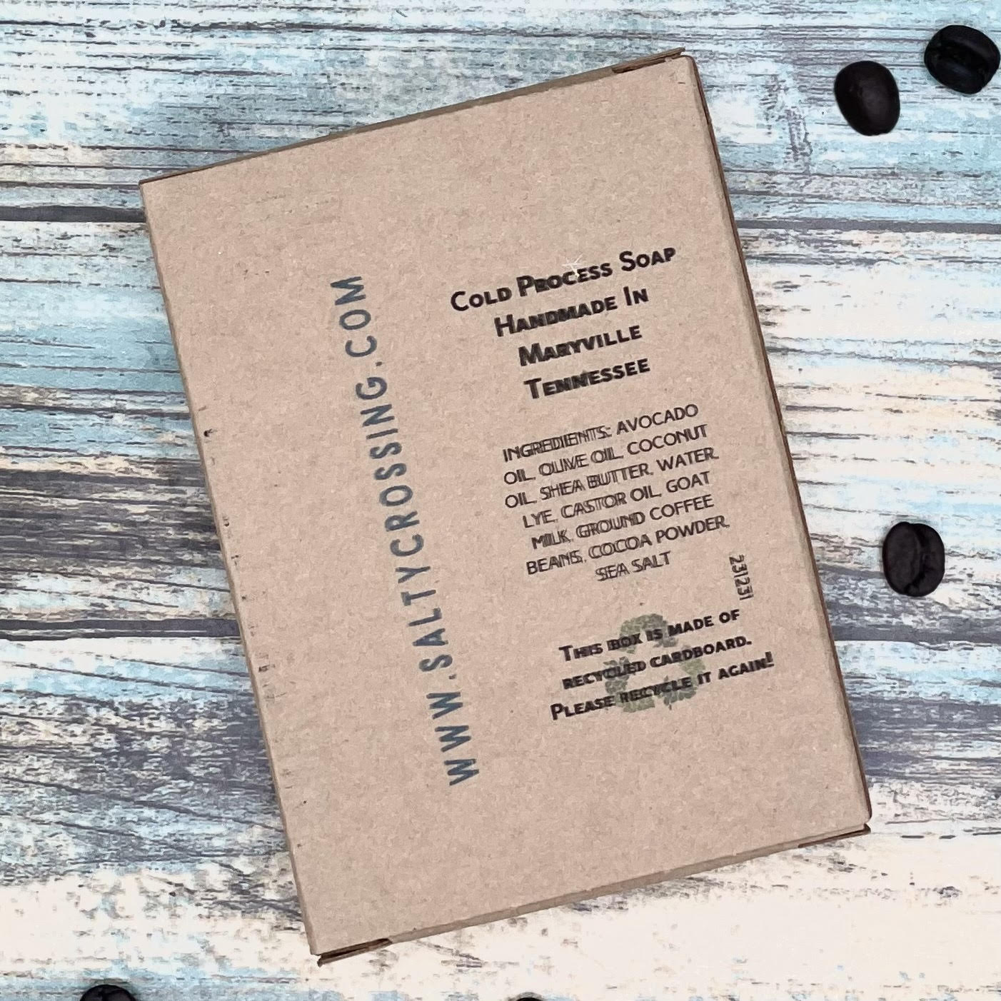 Coffee Scrub Soap | Handmade Goat Milk Artisan Bar | All Natural Ingredients | Gift for Javaphile | Ecofriendly Recycled Zero Waste Package