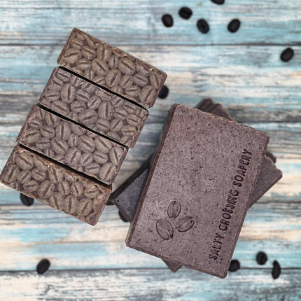 Coffee Scrub Soap | Handmade Goat Milk Artisan Bar | All Natural Ingredients | Gift for Javaphile | Ecofriendly Recycled Zero Waste Package
