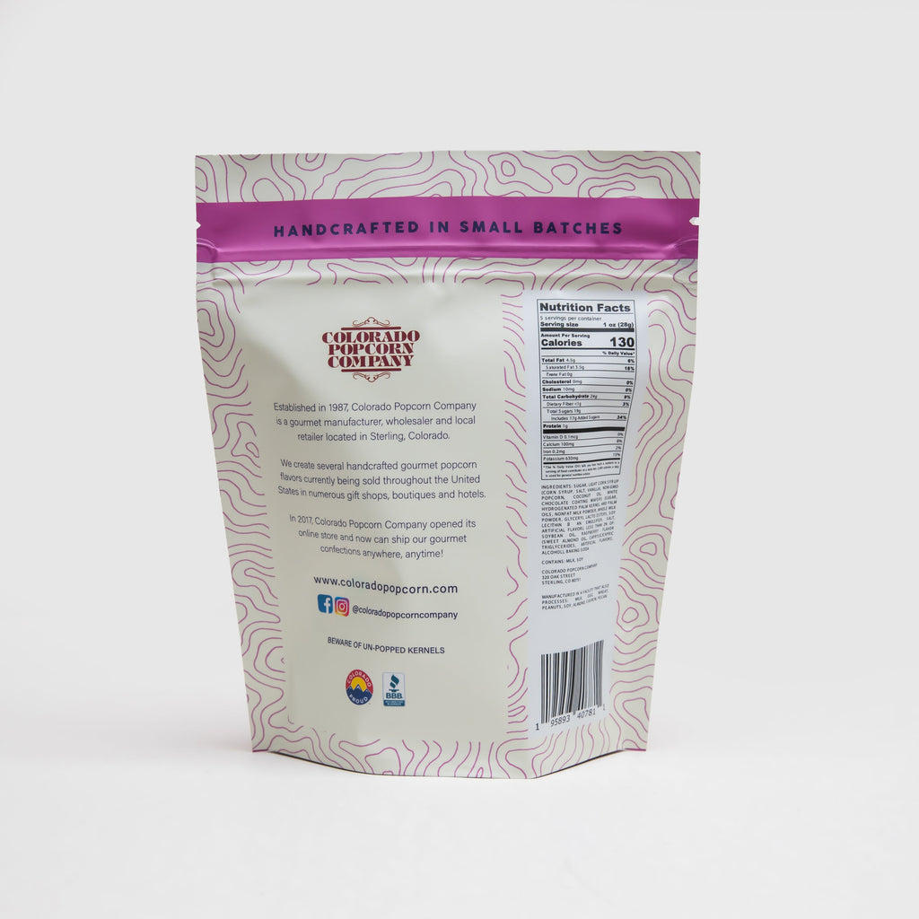 Raspberry White Chocolate Popcorn