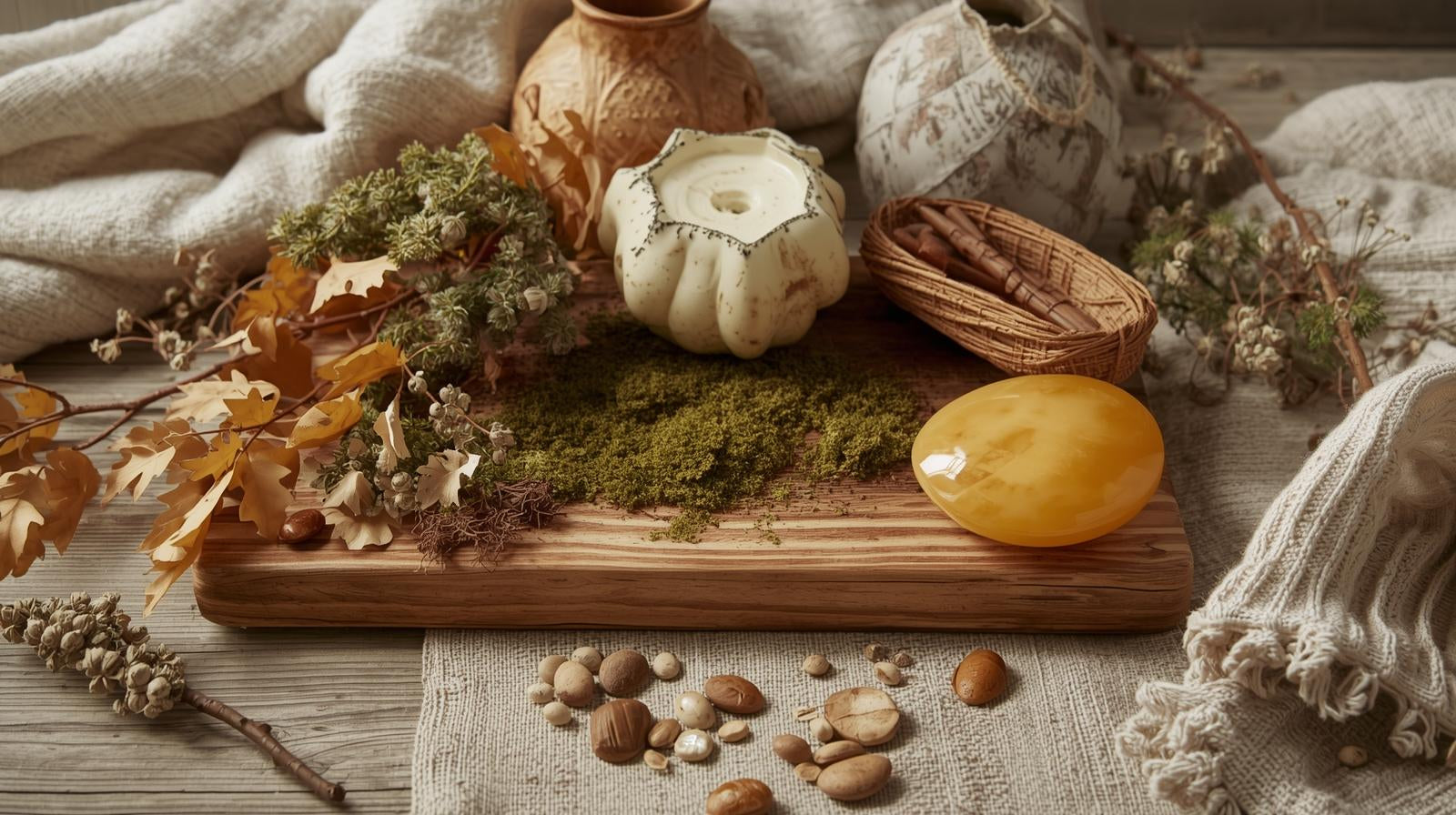 Spanish Moss- 8 oz Wood Wick Candle