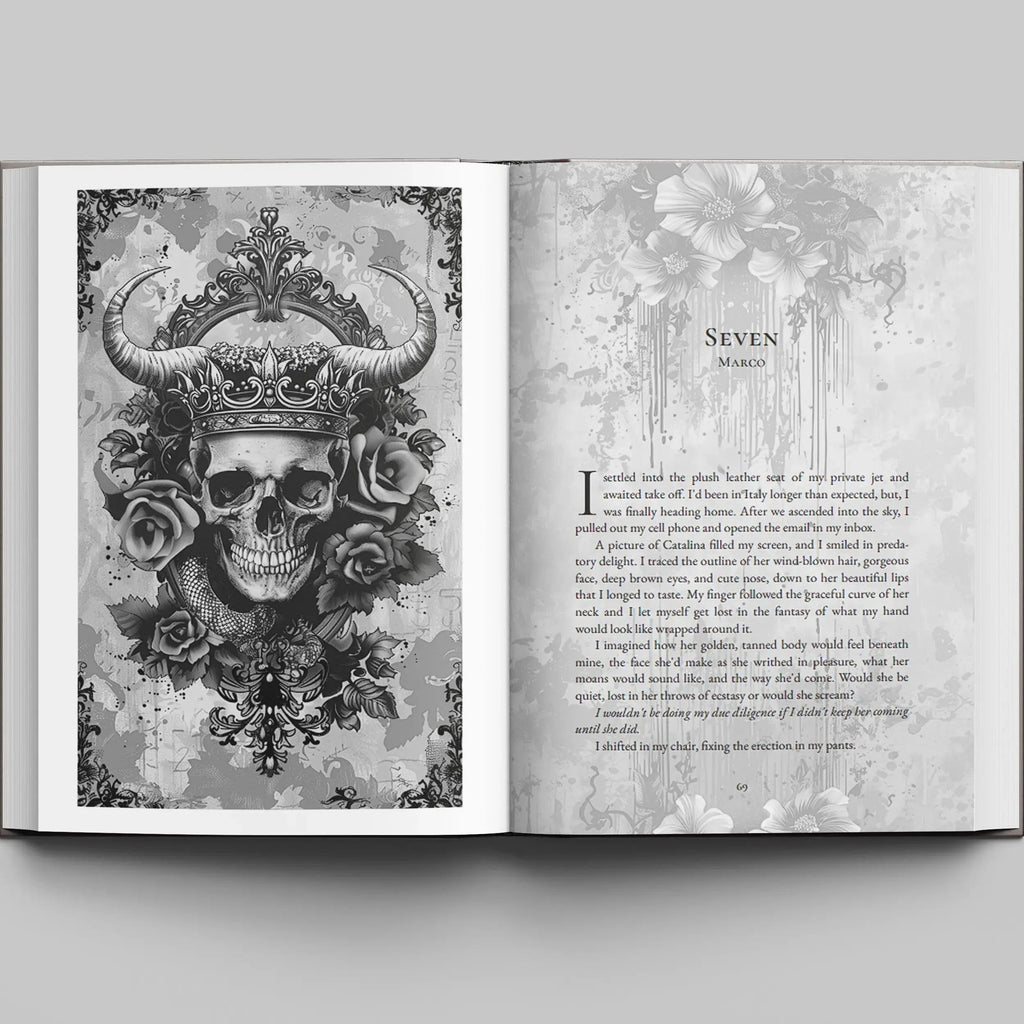 Crowned In Blood Hardcover Only - Dark Mafia Romance Special Edition