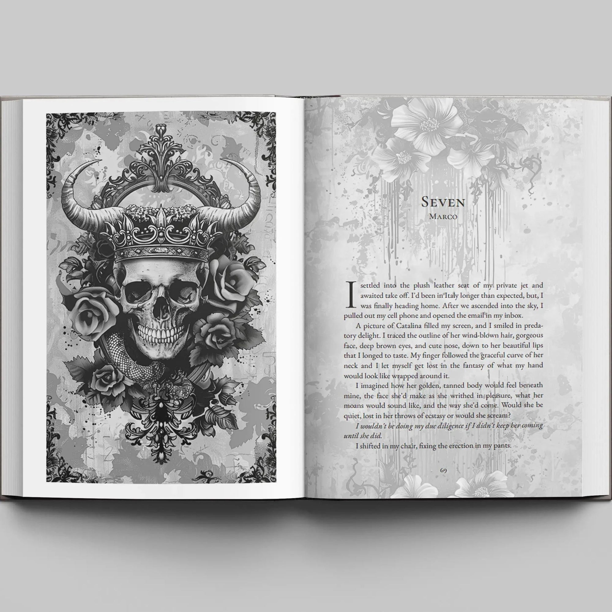 Crowned In Blood Hardcover Only - Dark Mafia Romance Special Edition