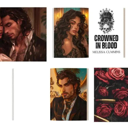 Crowned In Blood Book Box - Dark Mafia Romance Special Edition with Sprayed Edges
