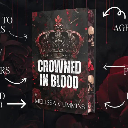 Crowned In Blood Hardcover Only - Dark Mafia Romance Special Edition