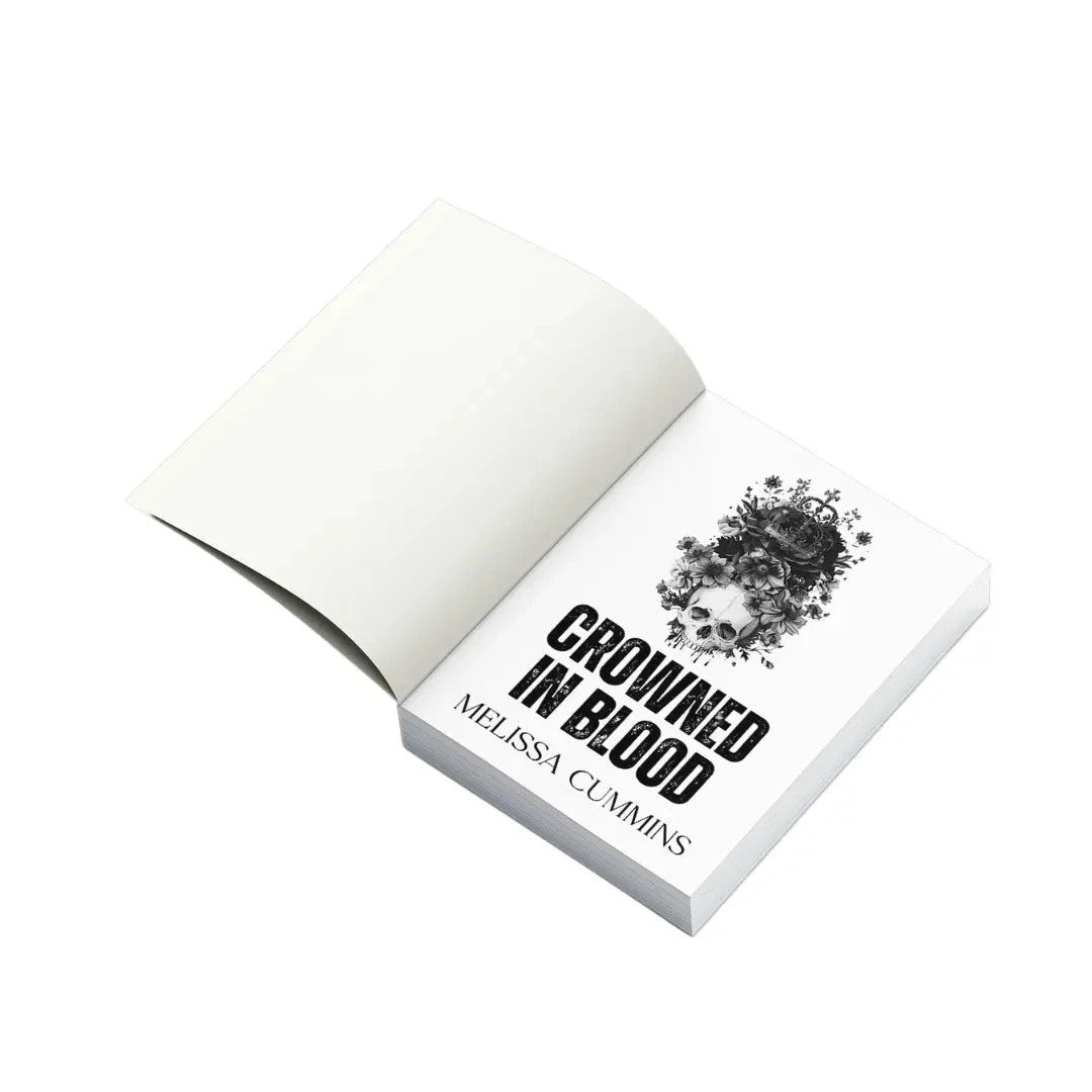 Crowned In Blood - Dark Mafia Age Gap Romance Paperback - Signed & Foiled