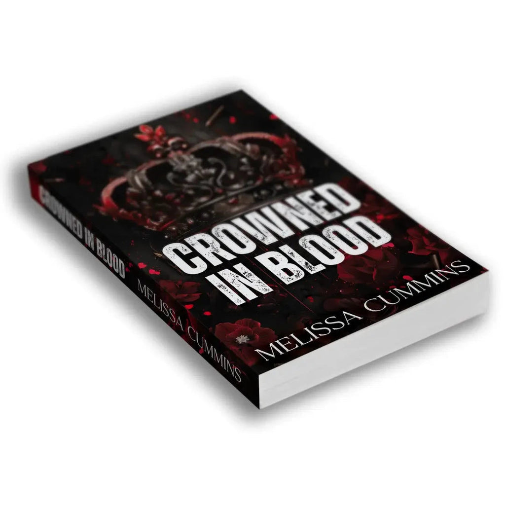 Crowned In Blood - Dark Mafia Age Gap Romance Paperback - Signed & Foiled