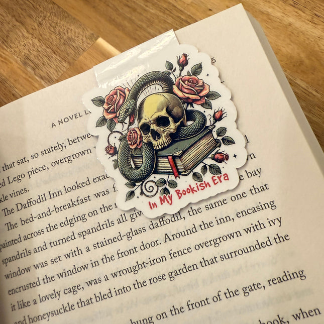 Skull Bookish Era Magnetic Bookmark