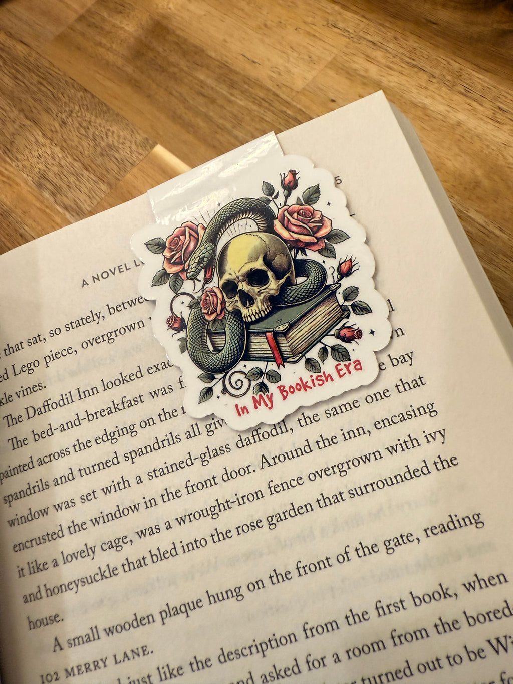 Skull Bookish Era Magnetic Bookmark