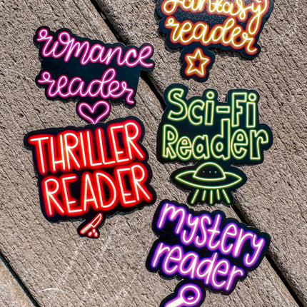 Mystery Reader Sticker