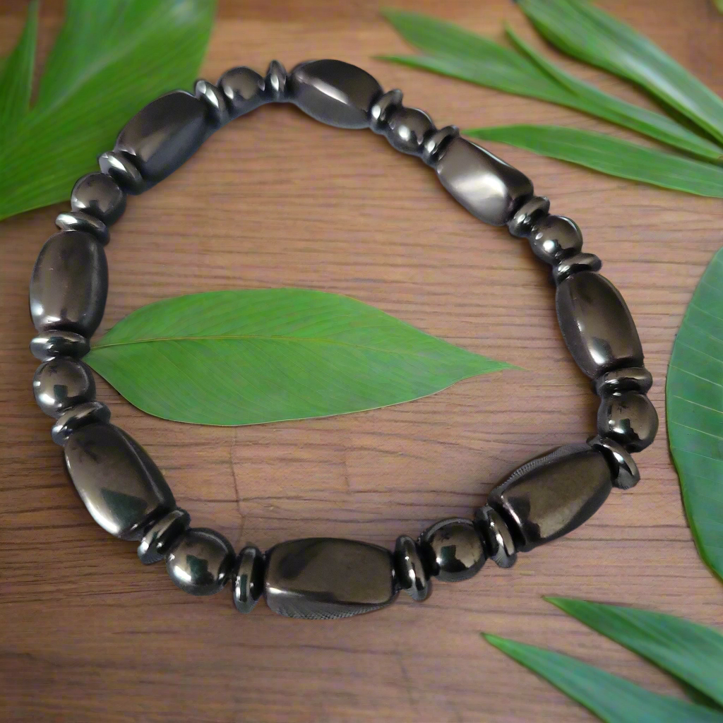 Hematite Healing Bracelet for Grounding and Balance