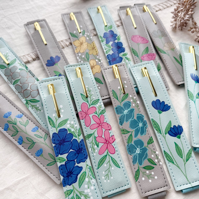 Elastic Pen Holder-Colorful Floral