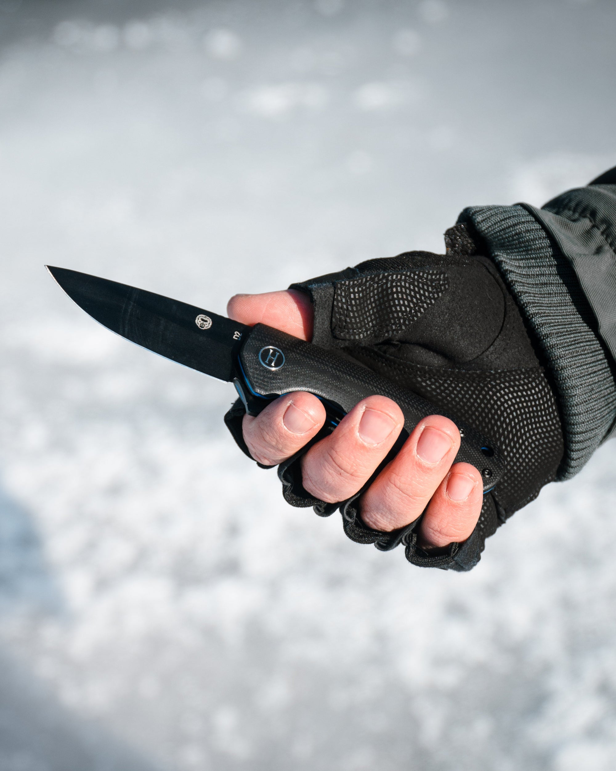 Holtzman's The Peasant Folding Pocket Knife Giftset for Men and Women (Black)