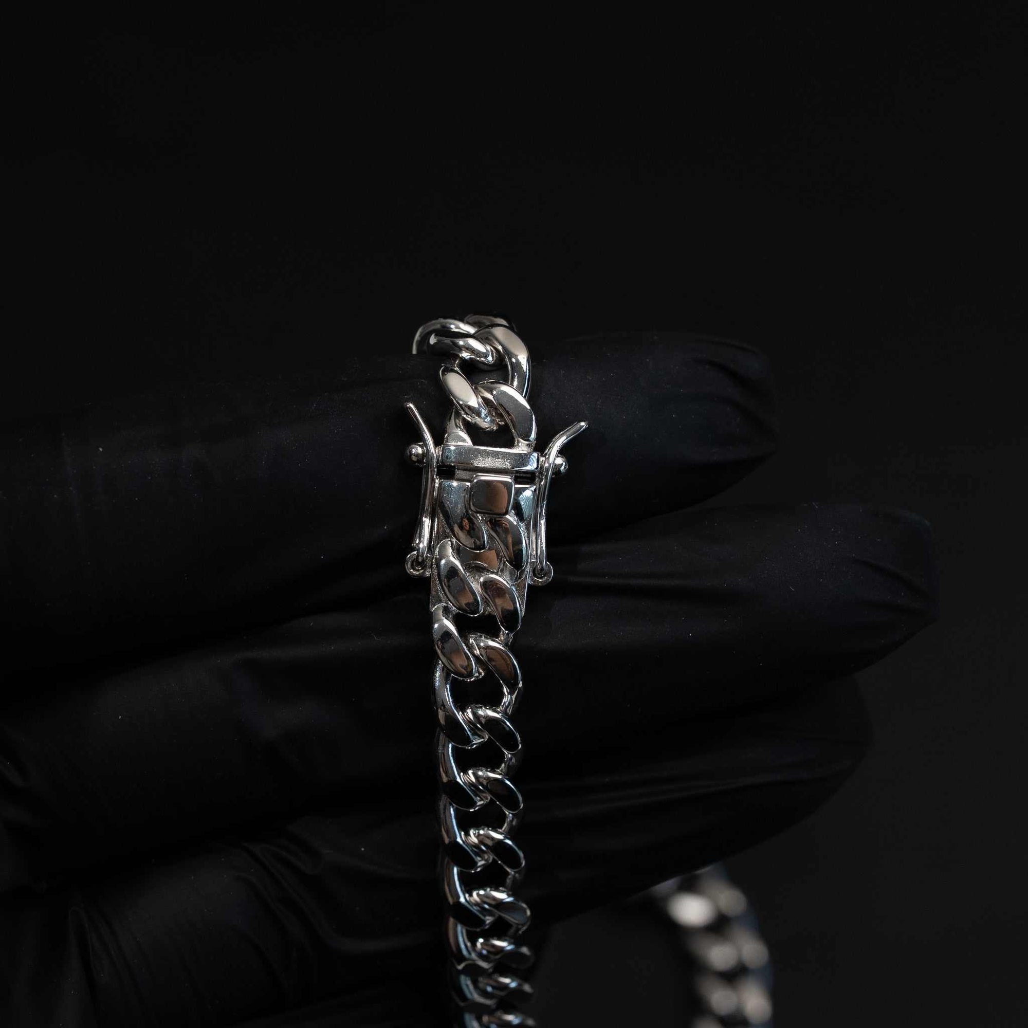 Miami Cuban Link Chains - Solid 925 Sterling Silver 5/8mm