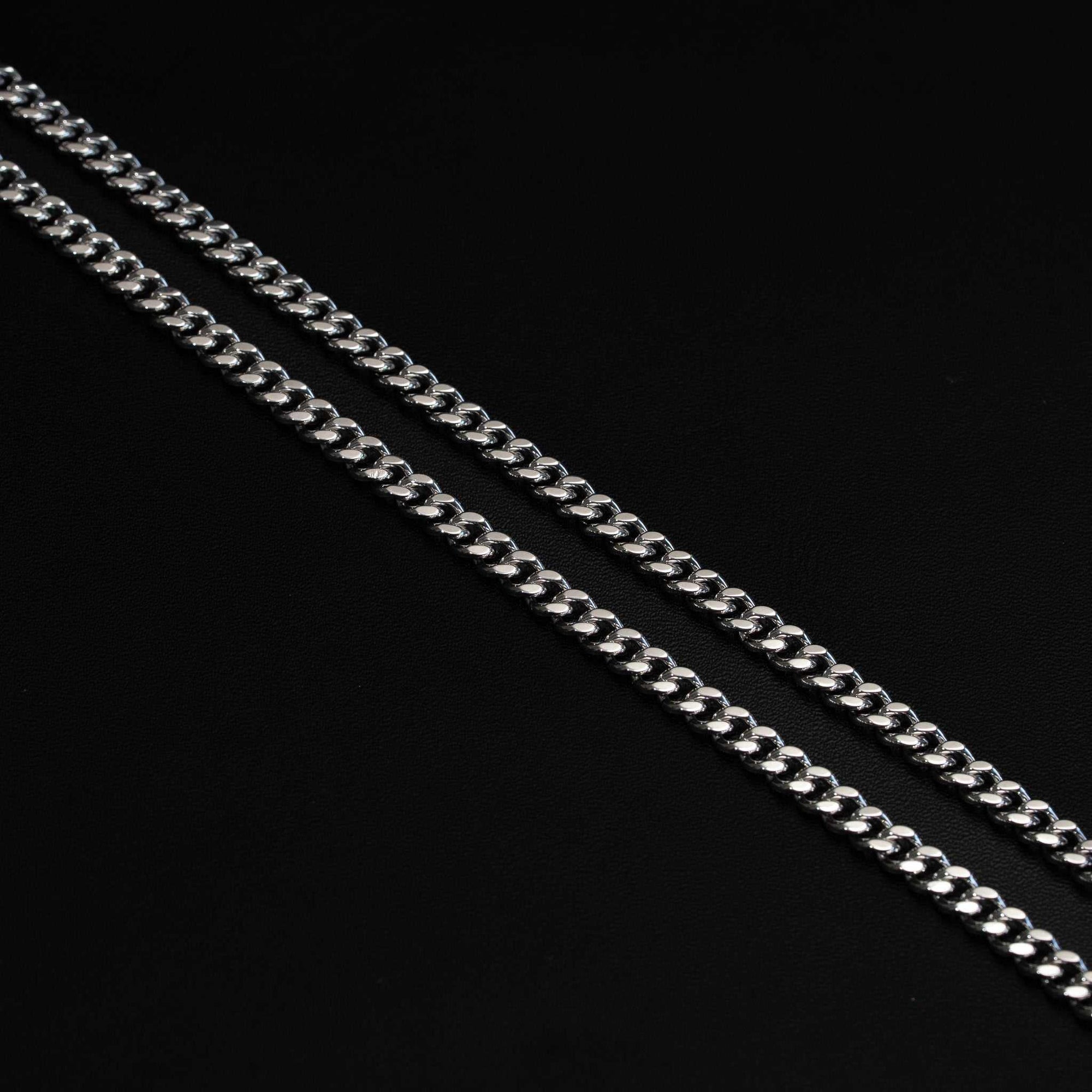 Miami Cuban Link Chains - Solid 925 Sterling Silver 5/8mm