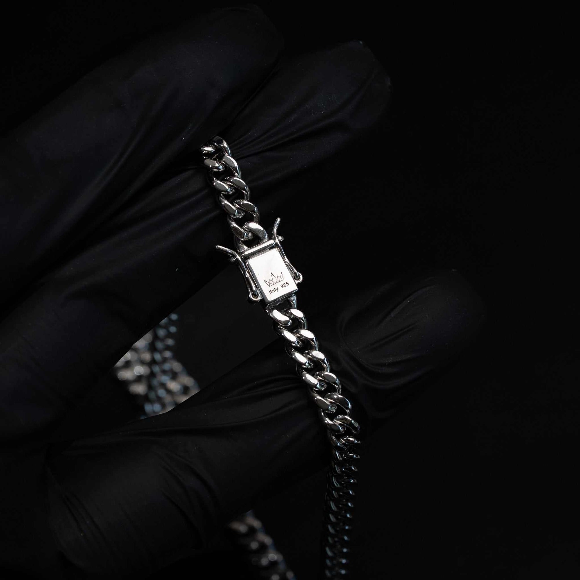 Miami Cuban Link Chains - Solid 925 Sterling Silver 5/8mm