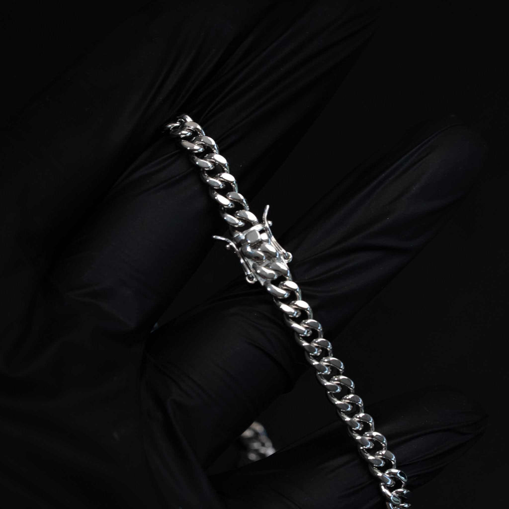 Miami Cuban Link Chains - Solid 925 Sterling Silver 5/8mm