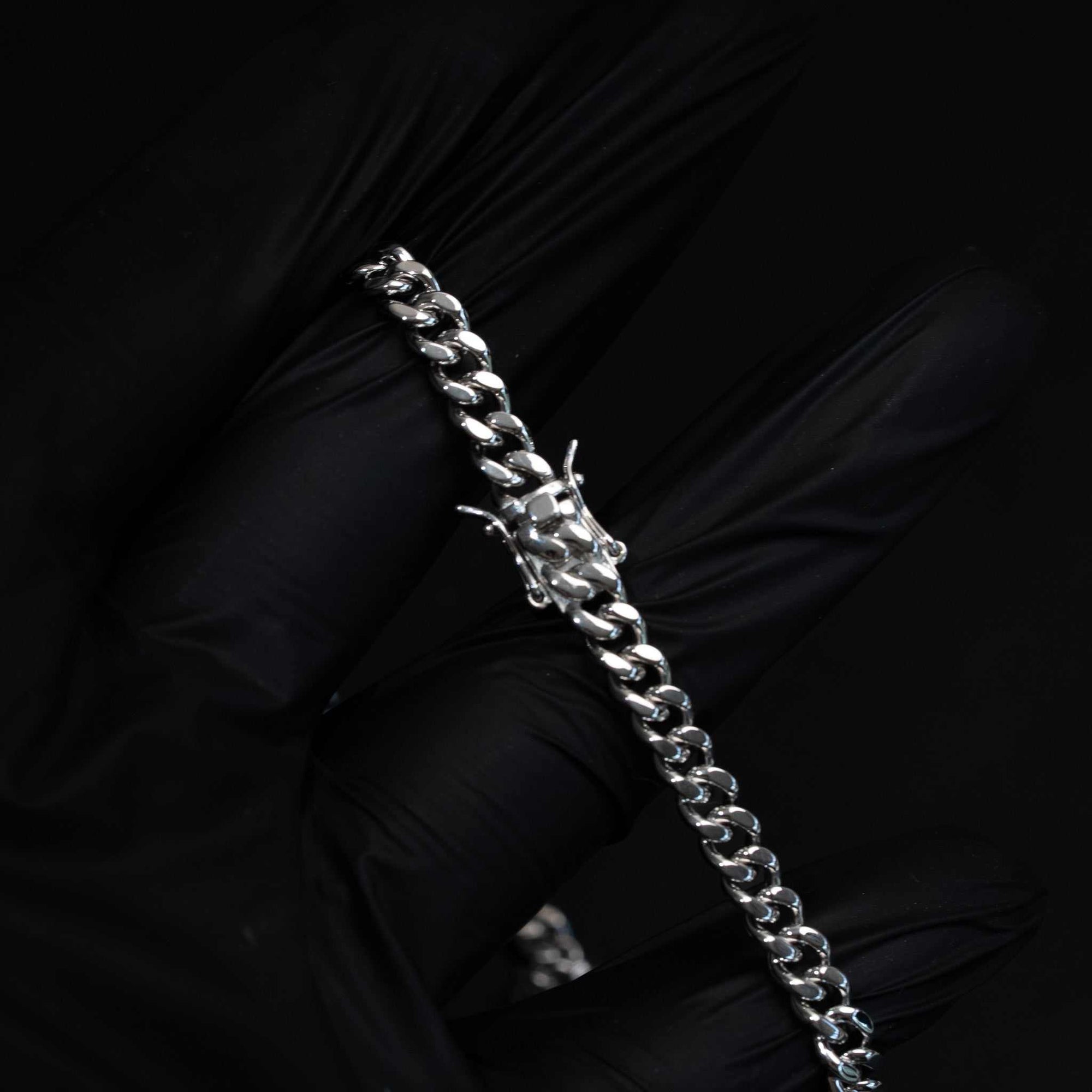 Miami Cuban Link Chains - Solid 925 Sterling Silver 5/8mm