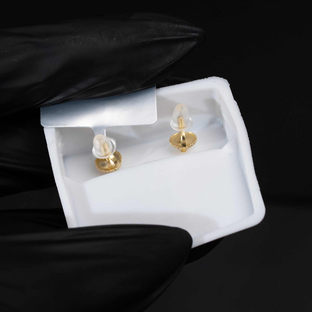 Moissanite Square Kite Stud Earrings 925 Sterling Silver Screw Back