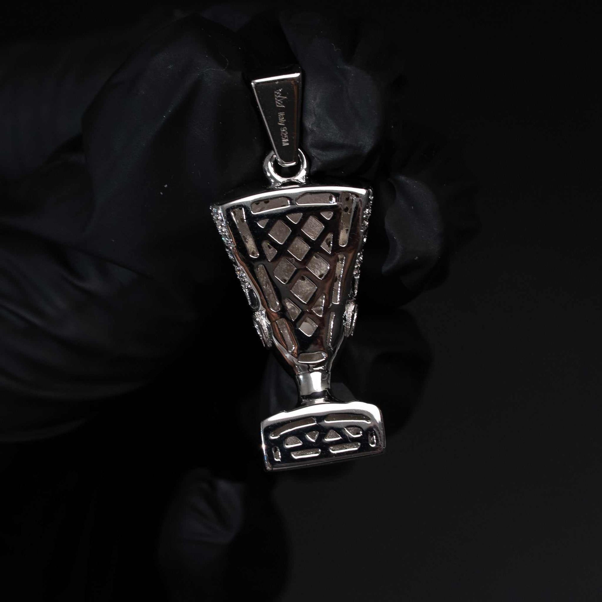 Nefertiti Pendant Moissanite 925 Sterling Silver Egyptian Queen