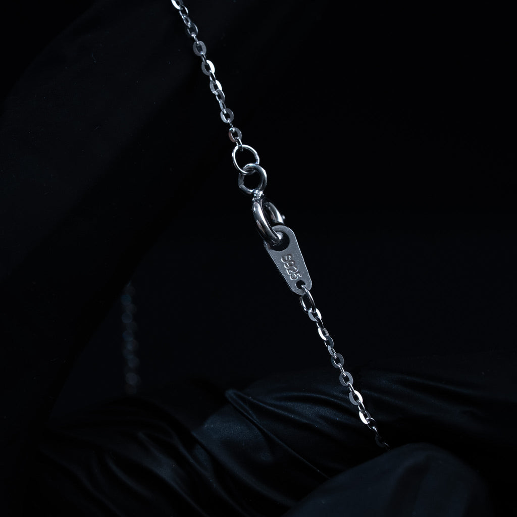 Moissanite 1.2 TCW Emerald Cut Halo Womens Necklace