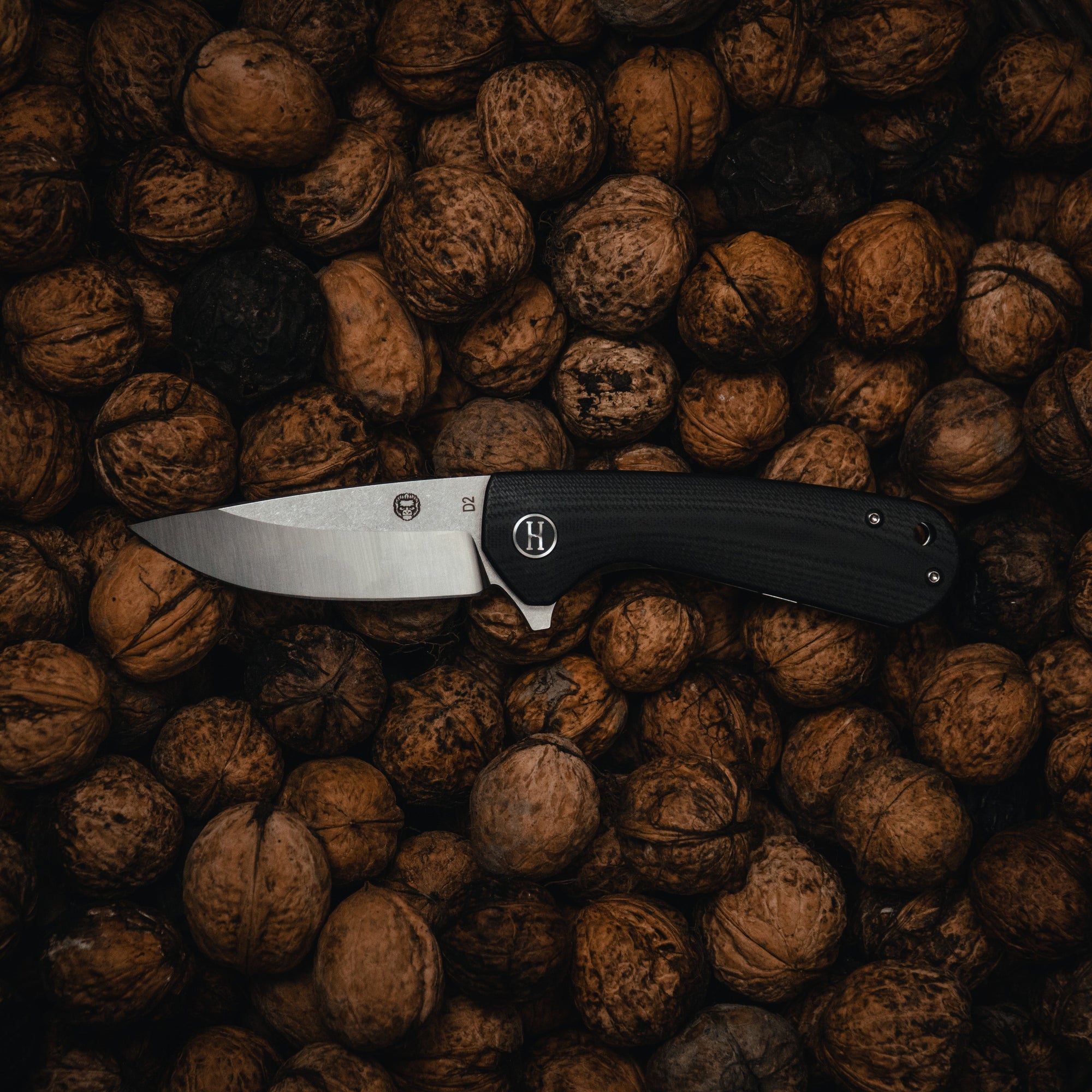 Holtzman's The Peasant Folding Pocket Knife Giftset for Men and Women (Silver and Black)