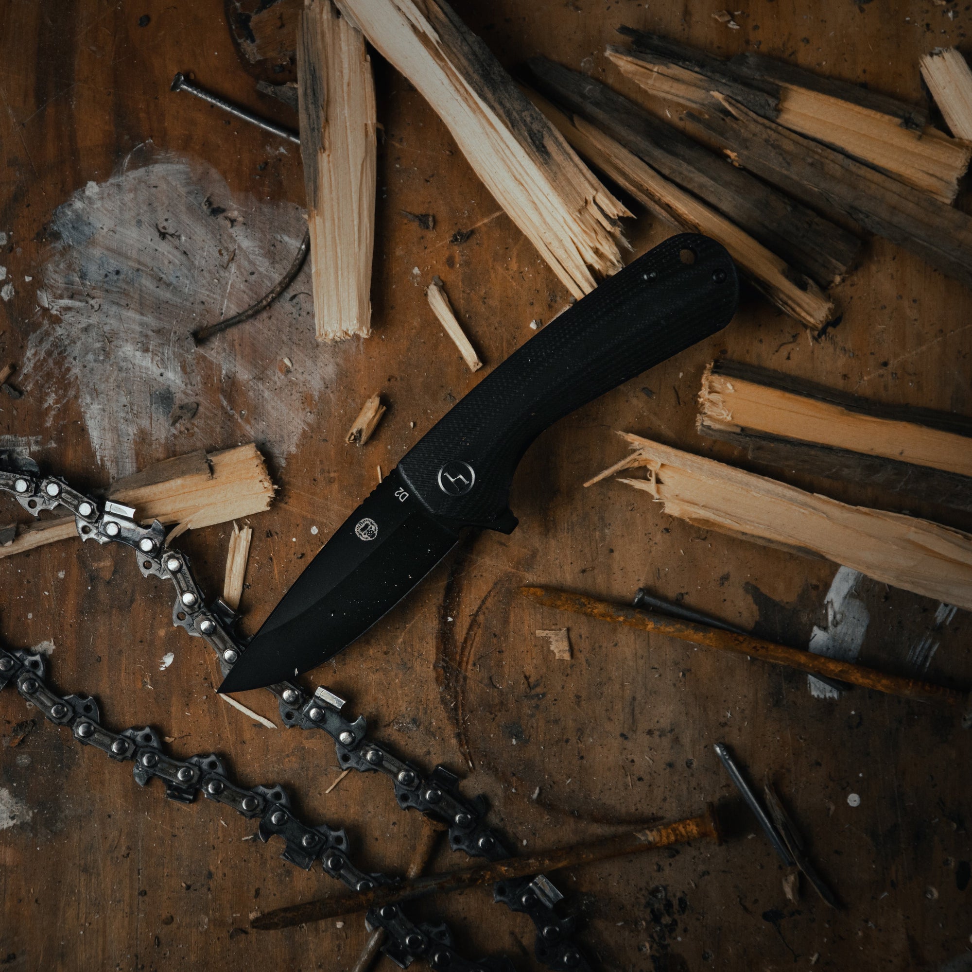 Holtzman's The Peasant Folding Pocket Knife Giftset for Men and Women (Black and Blue)