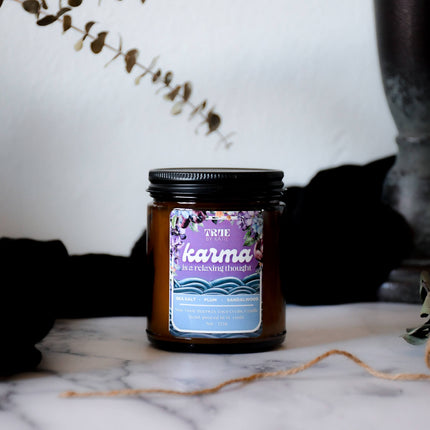 Karma is a Relaxing Thought Candle