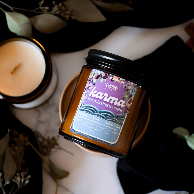 Karma is a Relaxing Thought Candle