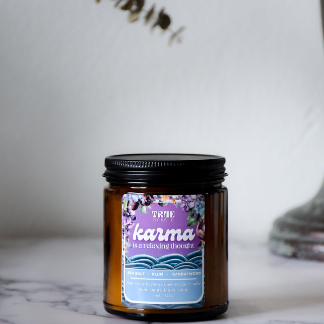 Karma is a Relaxing Thought Candle