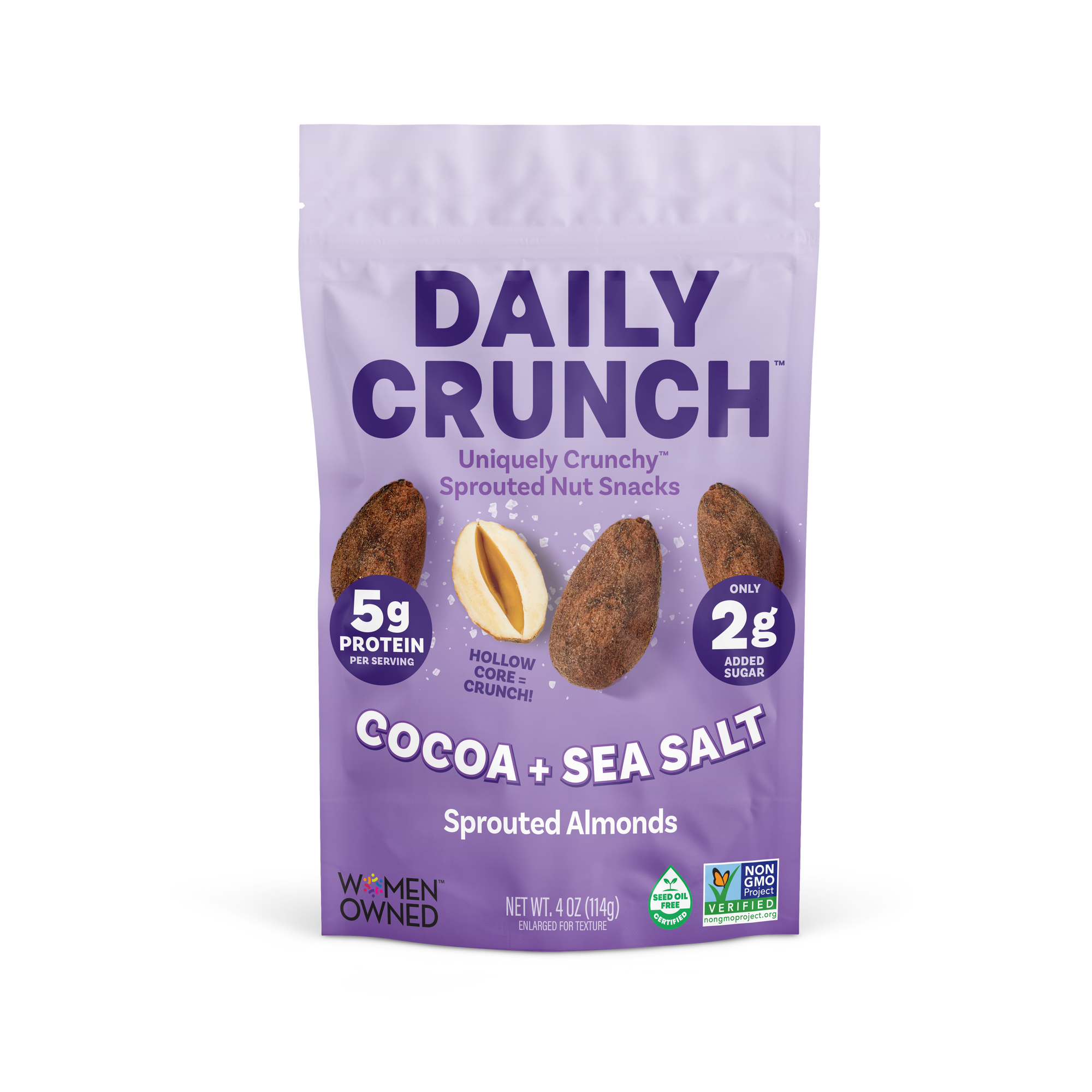 COCOA + SEA SALT ALMONDS