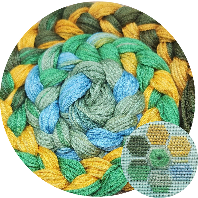 Dandelion Sky - Flower Silk Duo Silk Floss Special Edition