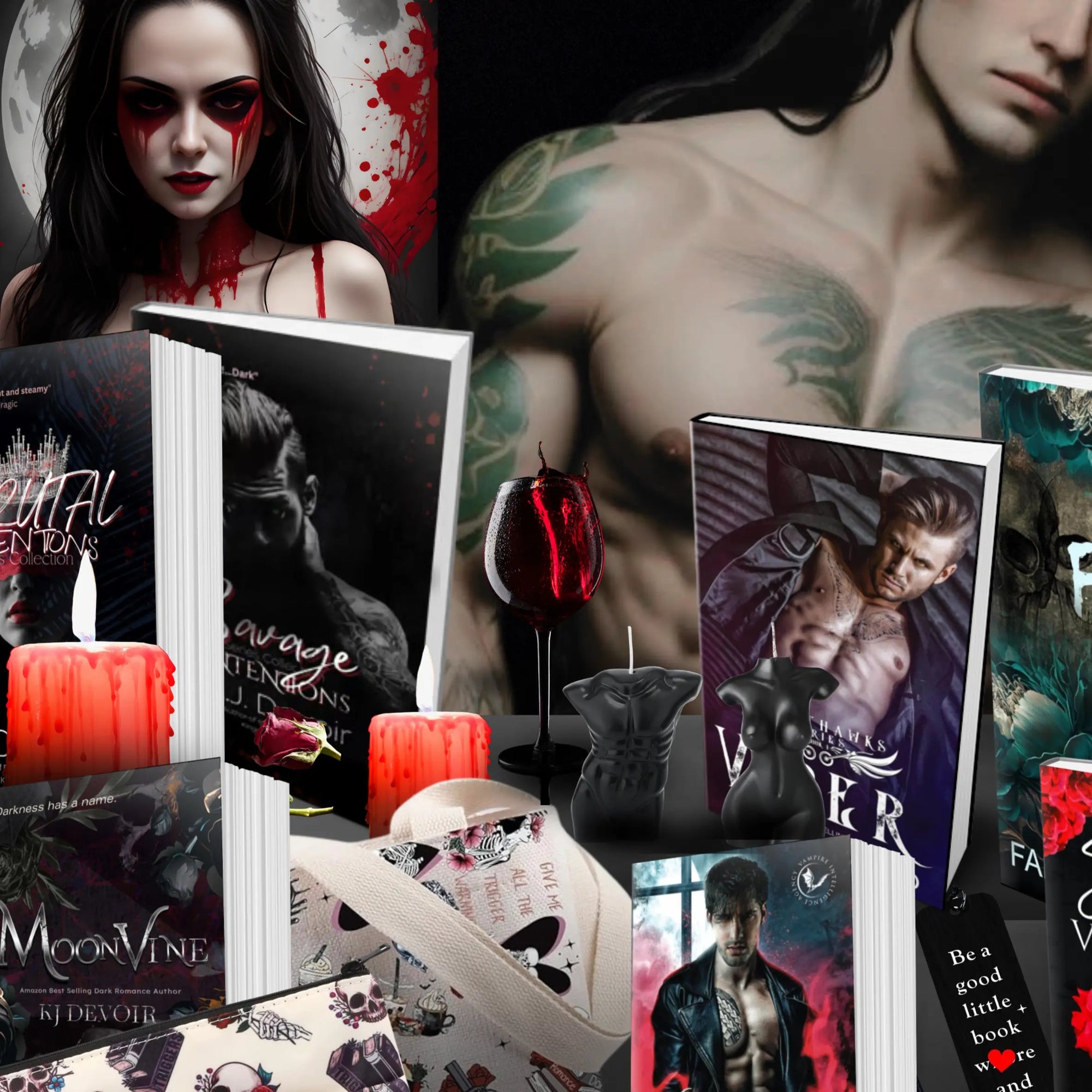 Combine 3 crates for less: Dark Fantasy, PNR, Gothic Horror Romance!