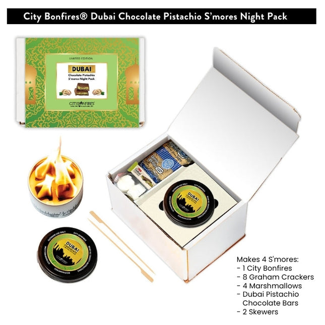 City Bonfires Dubai Chocolate S’mores Night Pack