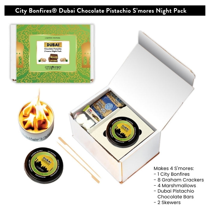 City Bonfires Dubai Chocolate S’mores Night Pack