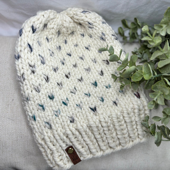 Fair aisle Hearts Beanie