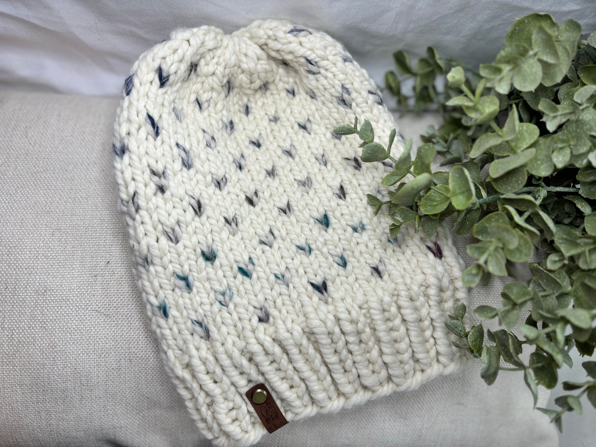 Fair aisle Hearts Beanie