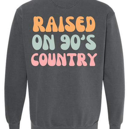 “Raised on 90s Country” Graphic