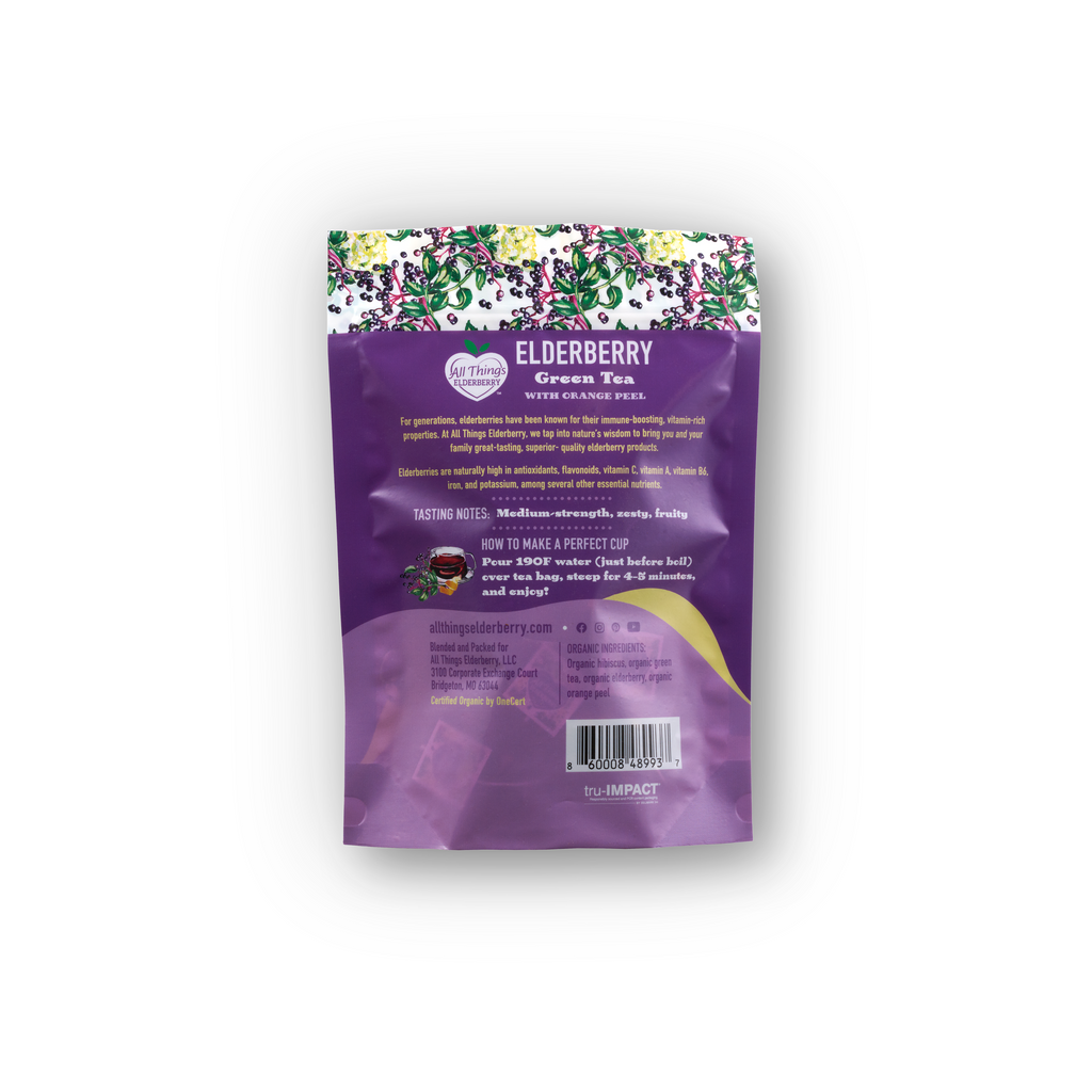 Elderberry Green Tea