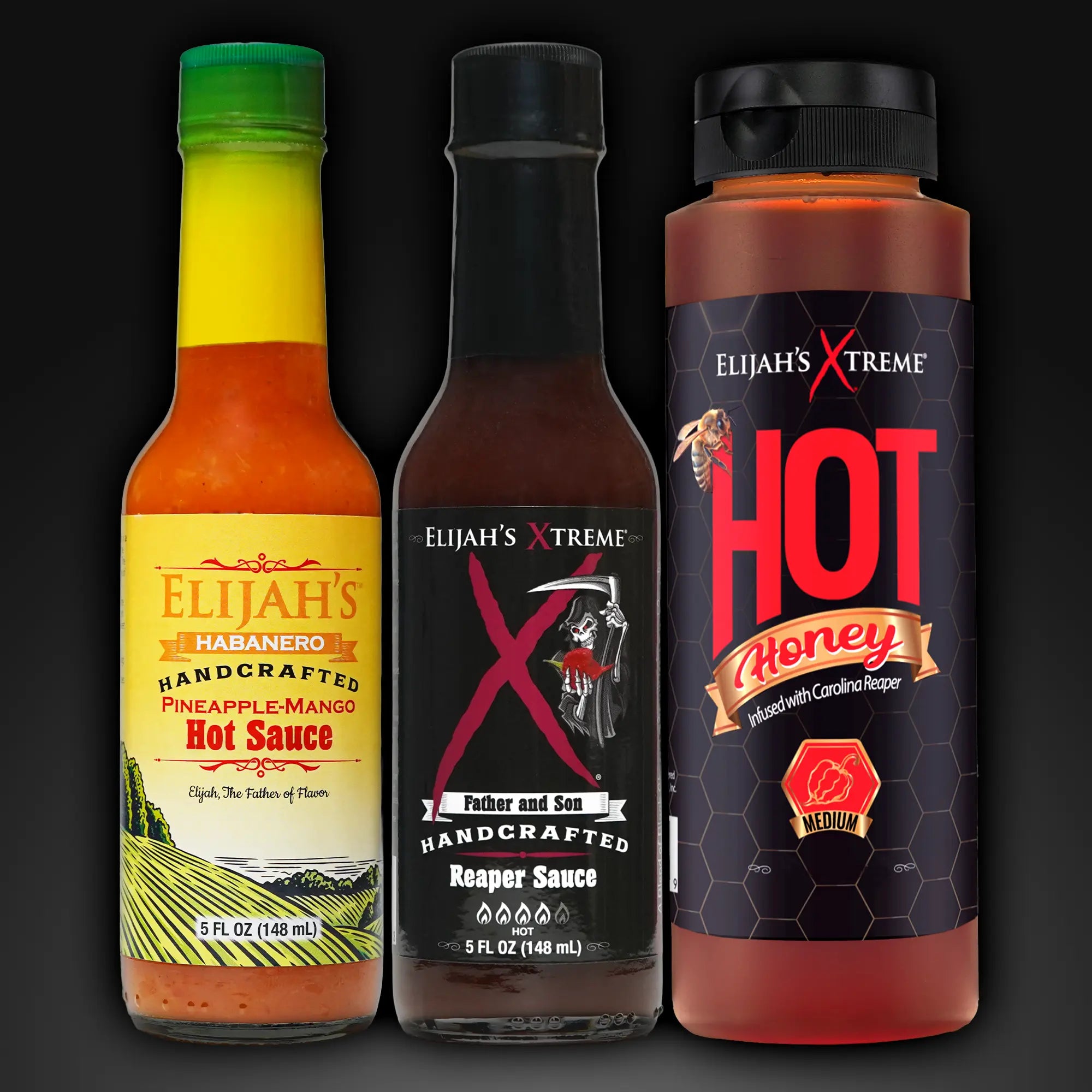 SWEET & HEAT TRIO HOT SAUCE VARIETY PACK