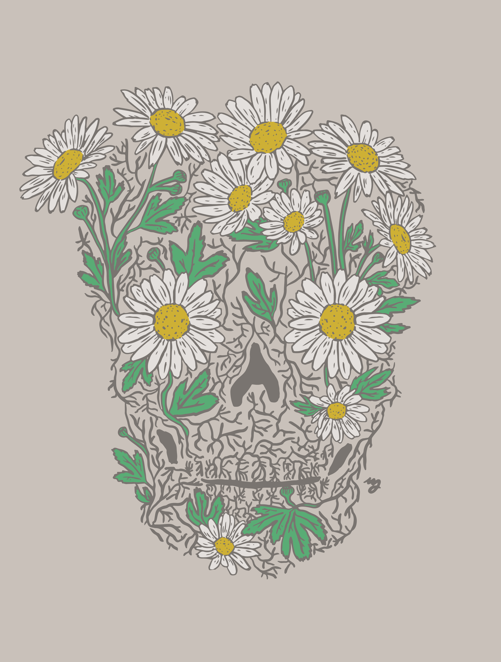 Daisy Skull · Unisex T-Shirt